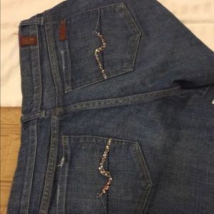 7 For All Man Kind Jeans mid rise